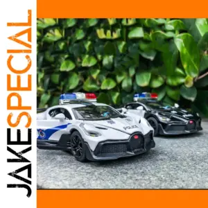 1/32 Bugatti Police Car Alloy Model Toy