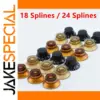 Acrylic Top Hat Control Knob for Electric Guitar