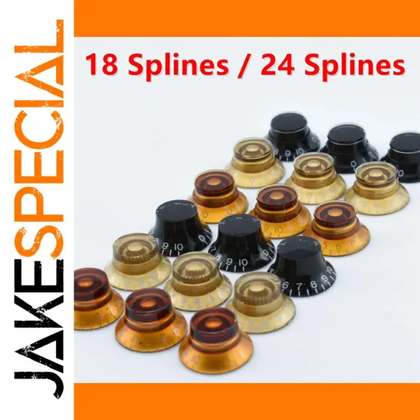 Acrylic Top Hat Control Knob for Electric Guitar