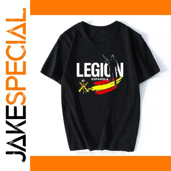 Spanish Legion Mens Cotton T-Shirt Summer Casual