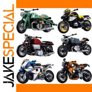 SLUBAN BMW Motorcycle Building Blocks Set
