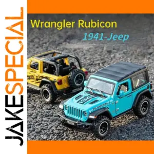 1:32 Scale Jeep Wrangler Rubicon Model Car