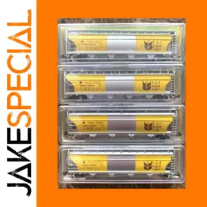 N Scale 1/160 Yellow Wheat Train Carriage Model