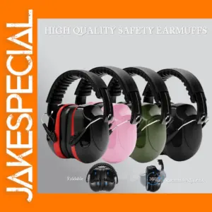 Adjustable Earmuffs 34dB Noise Protection