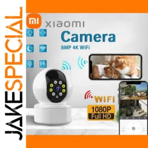Xiaomi 8MP 4K WiFi Security Camera 360° Pan Tilt