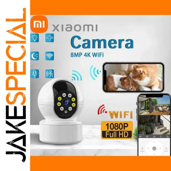 Xiaomi 8MP 4K WiFi Security Camera 360° Pan Tilt