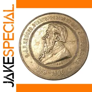 Silver-Plated Replica 1883-1900 Kruger Coin