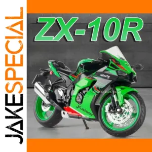 1:9 Kawasaki ZX-10R Diecast Motorcycle Model with Lights