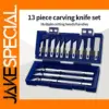 13-Piece Metal Carving Knife Set for DIY