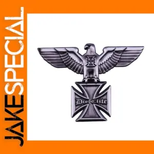 German Eagle Cross Medal Brooch 30mm
