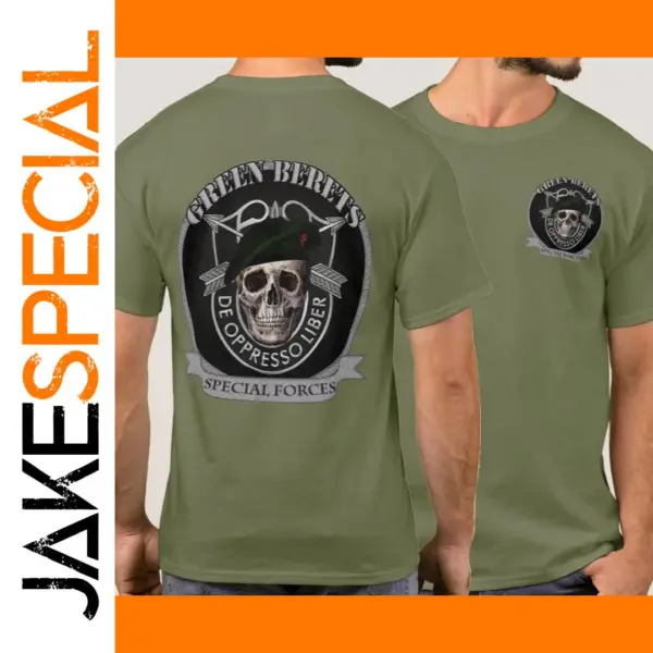 US Army Green Beret Casual T-Shirt for Men