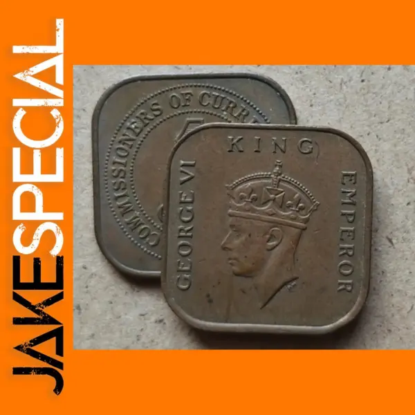 20mm British George VI Coin Badge Collection