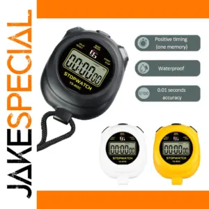 Waterproof Digital Stopwatch 0.01s Accuracy