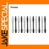 6Pcs Aluminium Darts Shafts 45mm Black/Silver