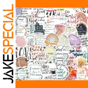 52pcs Jesus Christian Religion Stickers Set
