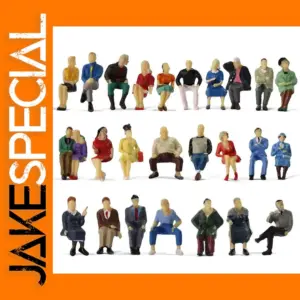 25pcs O Scale Painted Sitting Figures Set