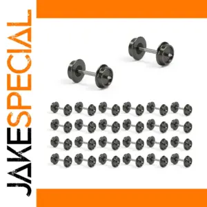 24pcs N Scale Metal Wheelsets for Model Trains