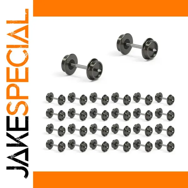 24pcs N Scale Metal Wheelsets for Model Trains