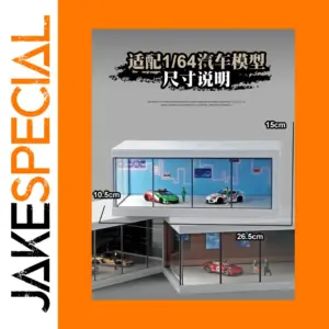 1/64 Scale Diorama Parking Lot Display Case