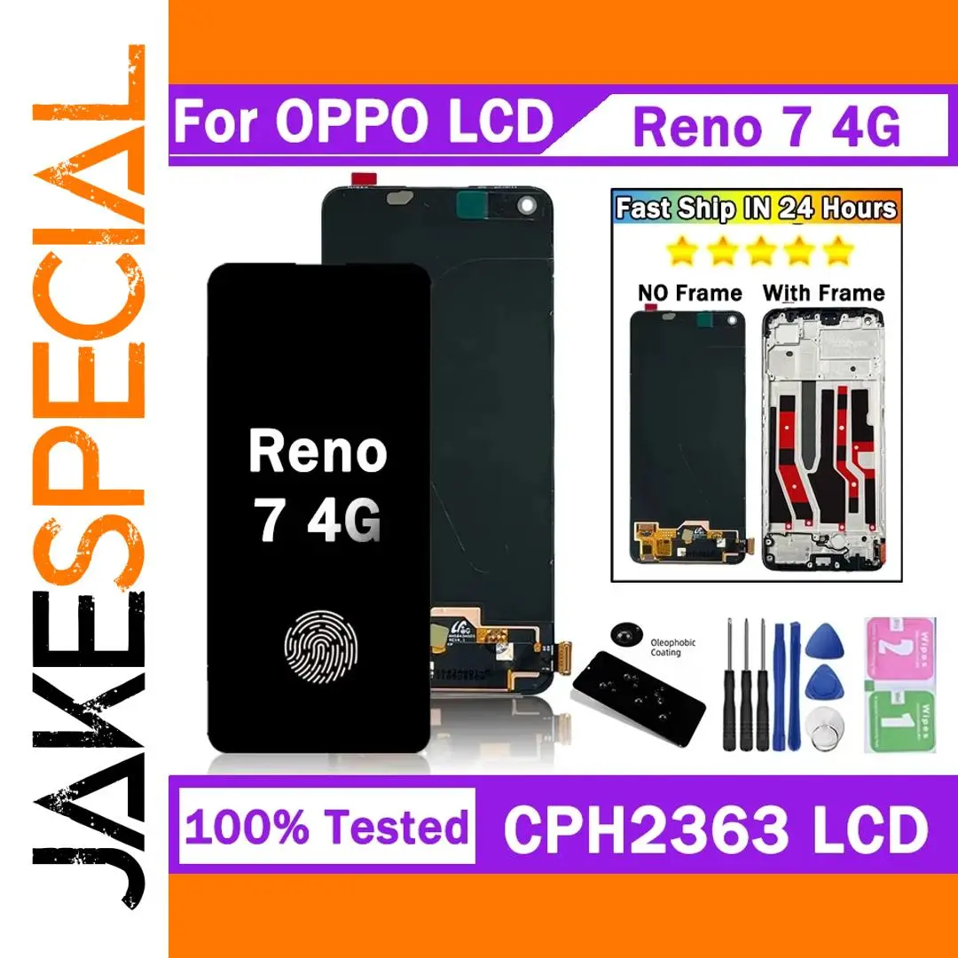 6.43 inches AMOLED Screen for OPPO Reno7 CPH2363 1 6.43 inches AMOLED Screen for OPPO Reno7 CPH2363