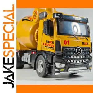 Diecast 1:18 Engineering Mixer Truck Model