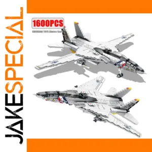 1600PCS F14 Tomcat Fighter Model Building Set