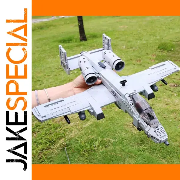 Thunderbolt II Fighter Jet Building Block Set