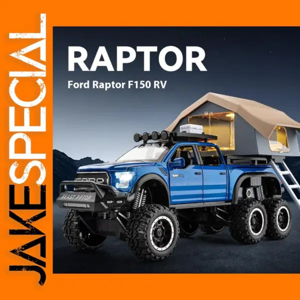 1:24 Ford Raptor F150 Diecast Model Truck