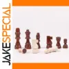 32 Wooden Chess Pieces Set for Enthusiasts