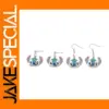 Vintage Animal Stitch Drop Earrings for Women