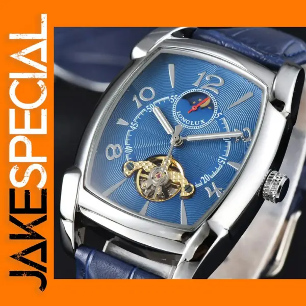 LONGLUX Automatic Mechanical Skeleton Watch