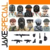 Military Weapon Building Blocks Soldier Set