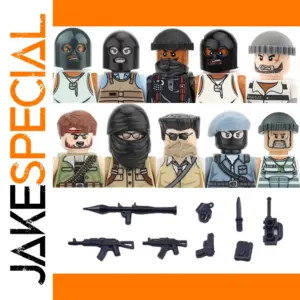 Military Weapon Building Blocks Soldier Set