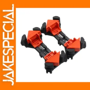 4pc Right Angle Woodworking Clamp Set