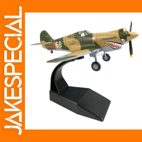 1/72 WWII Curtiss P40 Warhawk Diecast Model
