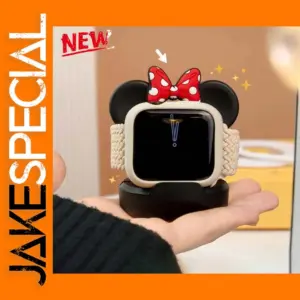 Cute Silicone Stand for Apple Watch Ultra & Series 1-10