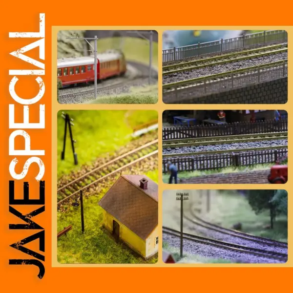 N Scale 1:160 Flexible Railroad Track Set