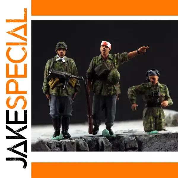 1:72 Scale Resin Soldier Figures Set of 3