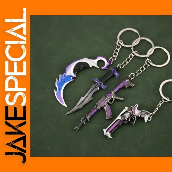 Valorant Mini Metal Keychain Knife Pendant