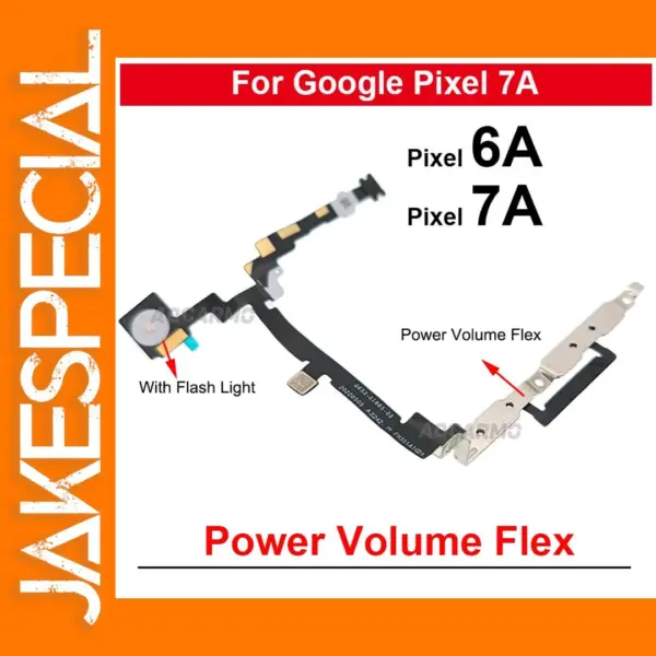 Power Volume Buttons Flex Cable for Pixel 6A 7A