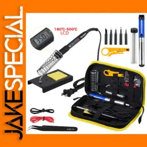 JCD Adjustable Temperature LCD Soldering Kit 80W