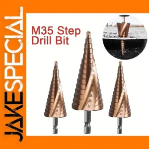 M35 Cobalt Step Drill Bit Set for Metalworking