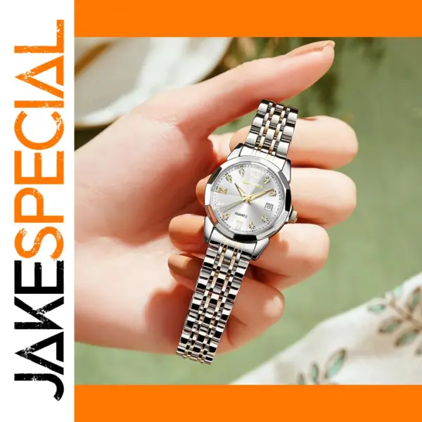Elegant SKMEI Women's Stainless Steel Quartz Watch