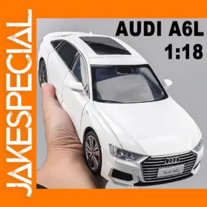 1:18 AUDI A6L Diecast Car Model with Lights