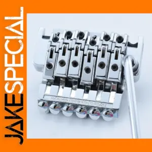 Chrome Electric Guitar Tremolo System Bridge Set