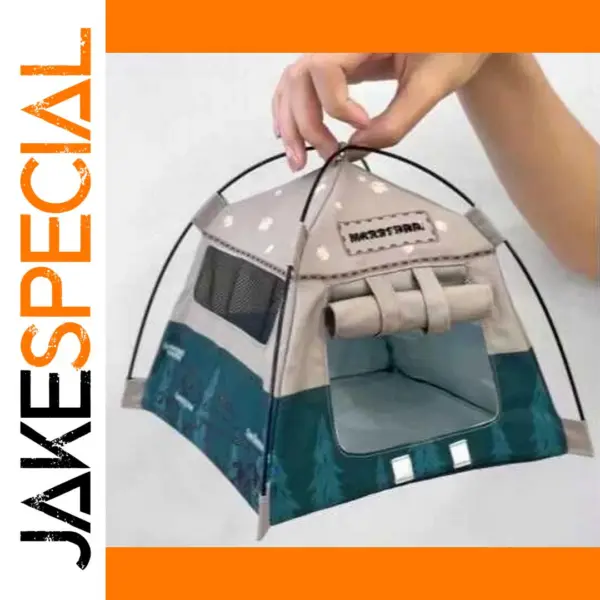 Miniature Camping Tent Model for Dollhouse