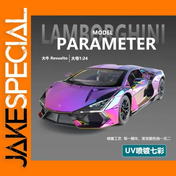 1:24 Lamborghini Revuelto Diecast Model Car