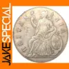 James II Silver Plated Replica Coin 1/2 Penny