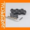 Black Headless Bass Bridge String Lock