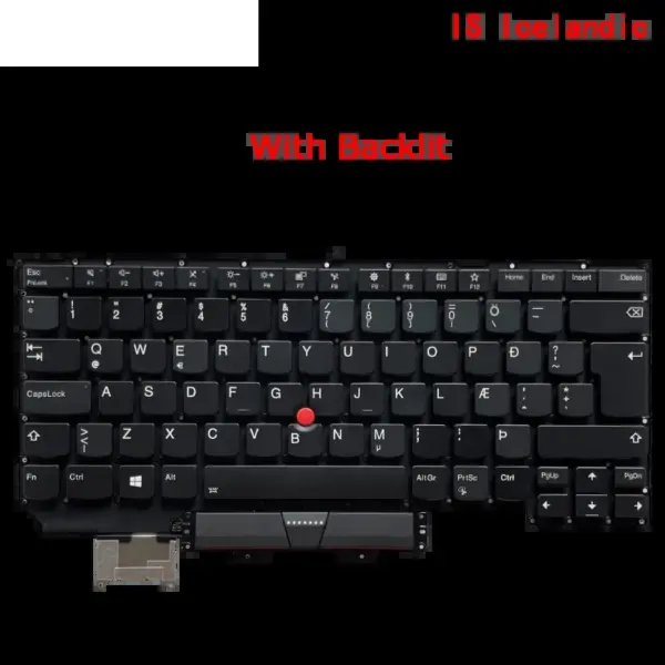 Backlit Keyboard for Lenovo ThinkPad X1 Carbon 5th Gen - Image 10